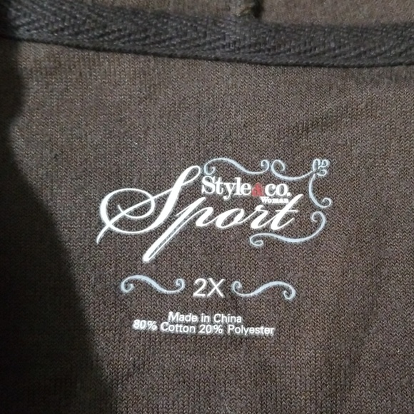 Style & Co Sport Rhinestone Sweater - Picture 6 of 8